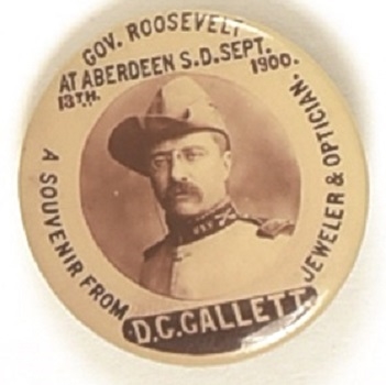 Gov. Roosevelt 1900 Visit to Aberdeen, South Dakota