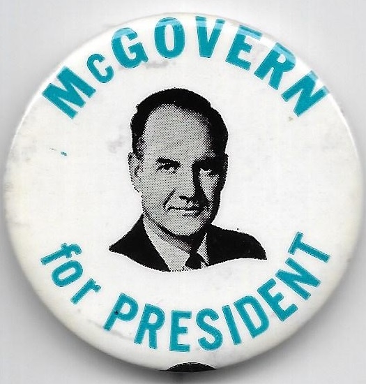 McGovern for President Scarce 1968 Pin