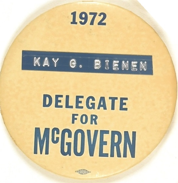 Kay G. Bienen, Delegate for McGovern
