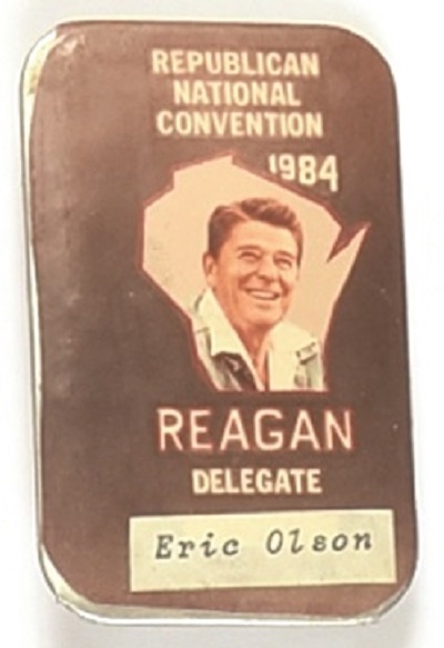 Reagan Wisconsin Delegate 1984 Convention