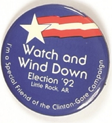 Clinton Watch and Wind Down
