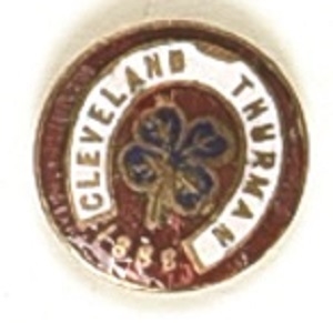 Cleveland, Thurman Horseshoe, Clover Enamel Pin