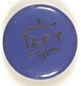 Taft Blue and Gold Filigree Celluloid