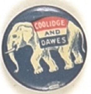 Coolidge, Dawes Republican Elephant