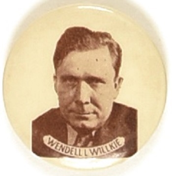 Willkie Brown, White Picture Pin