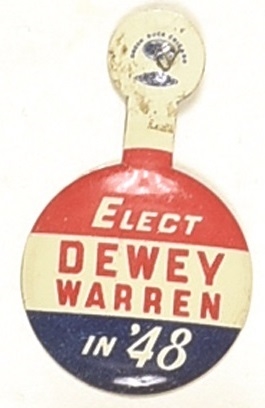 Elect Dewey and Warren Tab