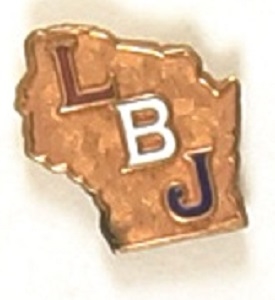 Johnson LBJ Wisconsin Enamel Pin