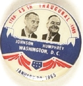 Johnson, Humphrey Inaugural Jugate