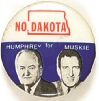 Humphrey-Muskie State Set, North Dakota