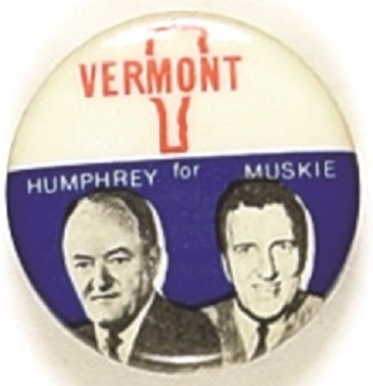 Humphrey-Muskie State Set, Vermont