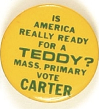 Is America Ready for Teddy? Vote Carter Massachusetts Primary