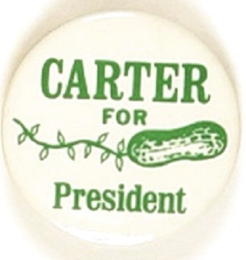 Carter for President Peanut Celluloid