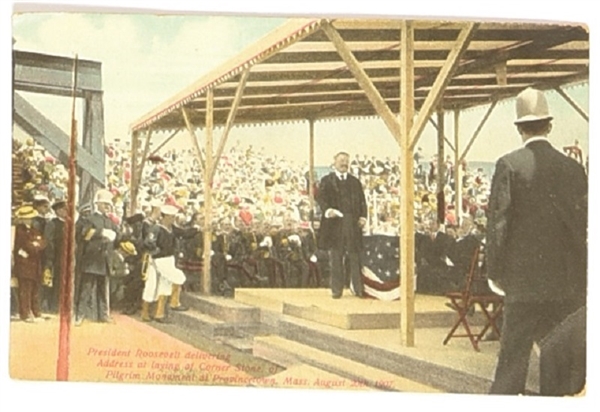 Theodore Roosevelt Provincetown, Mass., Postcard