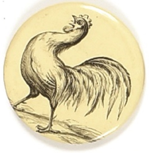 Woodrow Wilson Rooster Pin