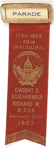 Eisenhower 1953 Inaugural Parade Badge