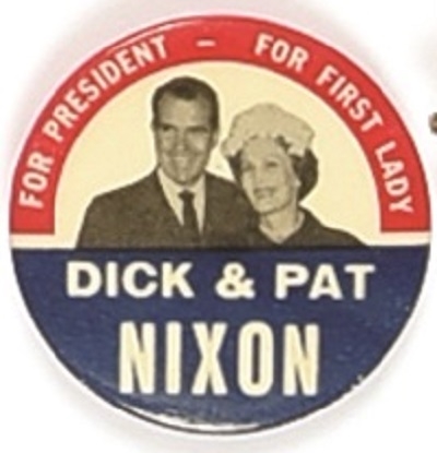 Dick and Pat Nixon 1960 Celluloid