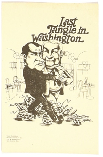 Nixon, Ervin Watergate Last Tango Postcard