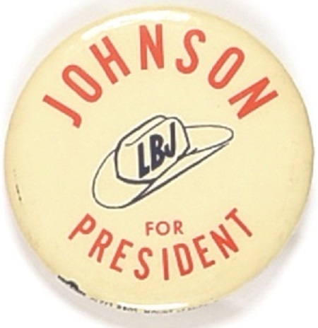 Johnson for President LBJ Stetson Hat