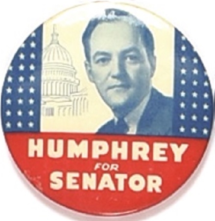 Humphrey for Senator Early Minnesota Pin