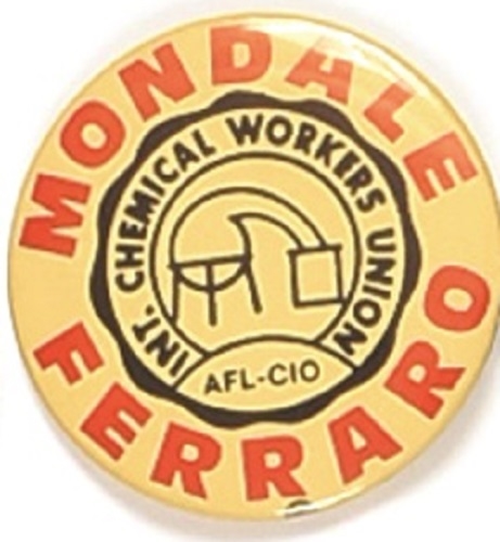 Mondale, Ferraro Chemical Workers Union
