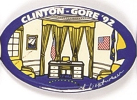 Clinton Oval Office by Roy Lichtenstein