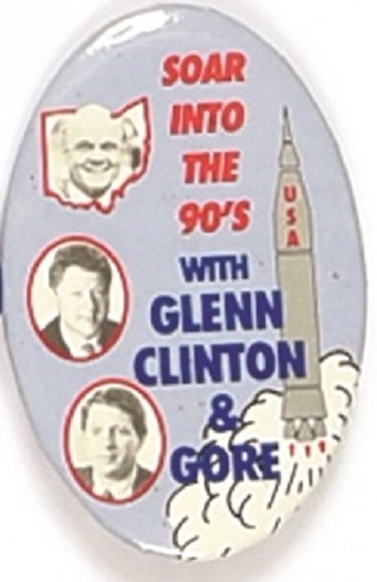 Clinton, Gore, Glenn Soar to New Heights