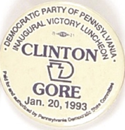Clinton Pennsylvania Inaugural Luncheon