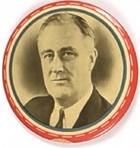 Franklin Roosevelt Large Picture Pin
