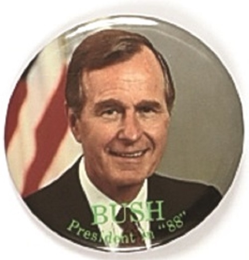 George H.W. Bush Colorful 3 Inch Celluloid