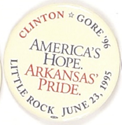 Clinton Americas Hope, Arkansas Pride