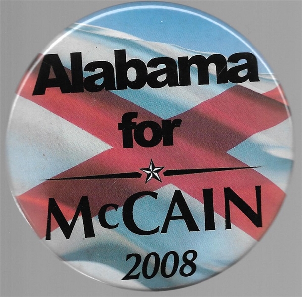 Alabama for McCain St. Andrews Cross Delegation Flag