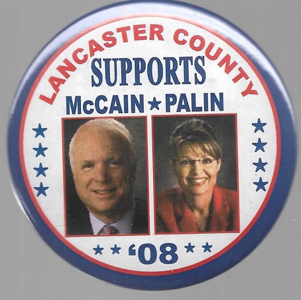 Lancaster County for McCain, Palin