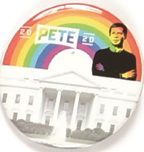 Buttigieg White House Rainbow Pin