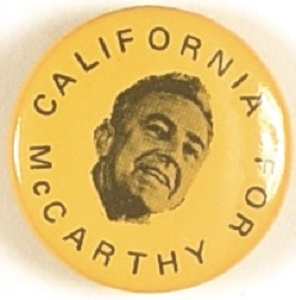 California for McCarthy