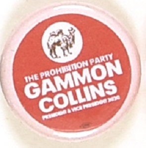 Gammon and Collins 2020 Prohibition Party