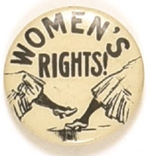 Womens Rights Cartoon Pin