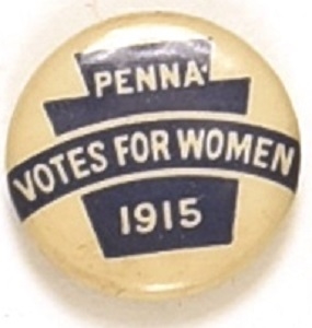 Pennsylvania 1915 Votes for Women White Version