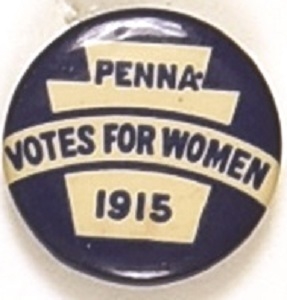 Pennsylvania 1915 Votes for Women Blue Version