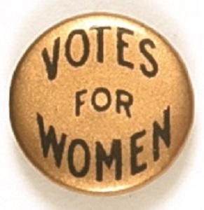 Votes for Women Gold Celluloid