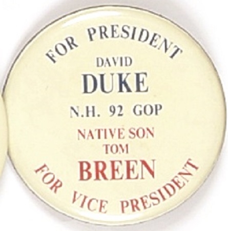 David Duke New Hampshire Primary