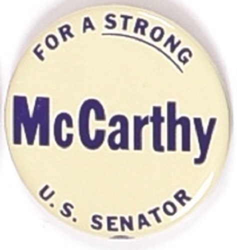 McCarthy for a Strong U.S. Senator