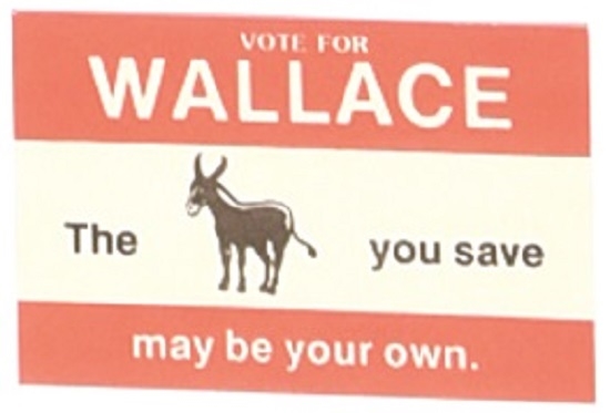 Wallace the Ass You Save Campaign Card
