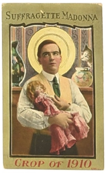 Suffrage 1910 Madonna Postcard