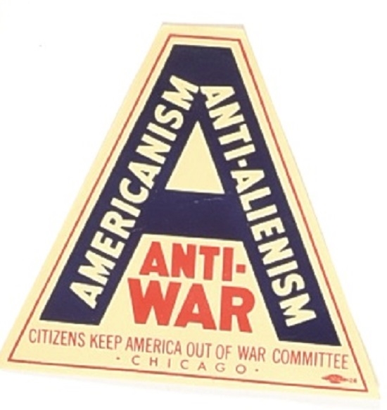 Americanism Anti War Decal