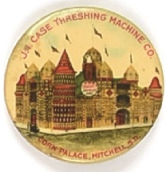 Corn Palace, J.I. Case Advertising Pin