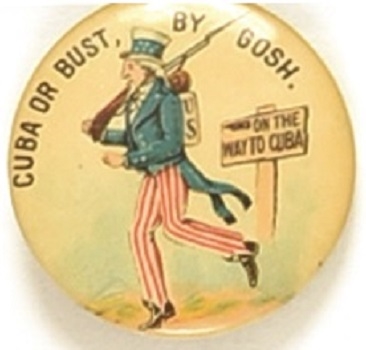 Uncle Sam Cuba or Bust, Spanish-American War