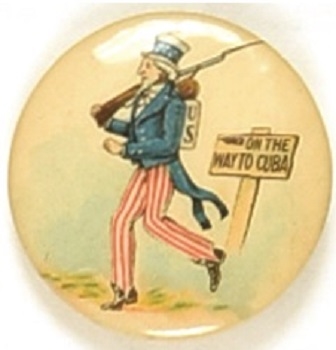 Uncle Sam on the Way to Cuba, Spanish-American War