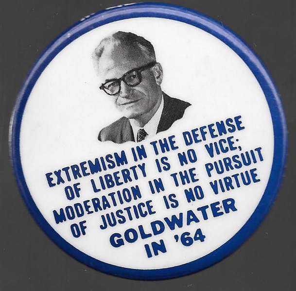 Goldwater Extremism Pin 