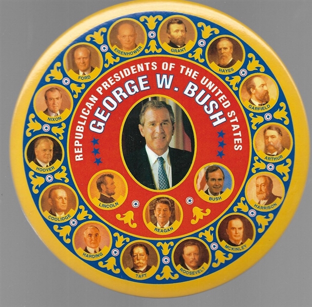 George W. Bush Presidents 6 Inch Pin 