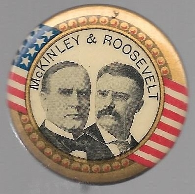 McKinley and Roosevelt 1 1/4 Inch Jugate 